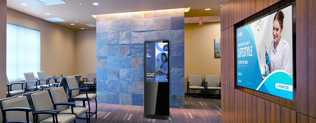 Sala d'attesa con Digital Signage