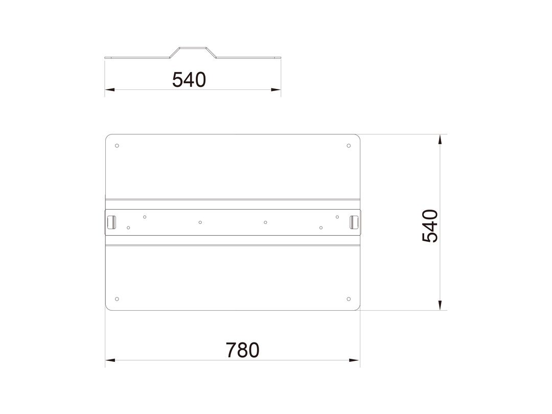 Dimensioni base autoportante MB7352
