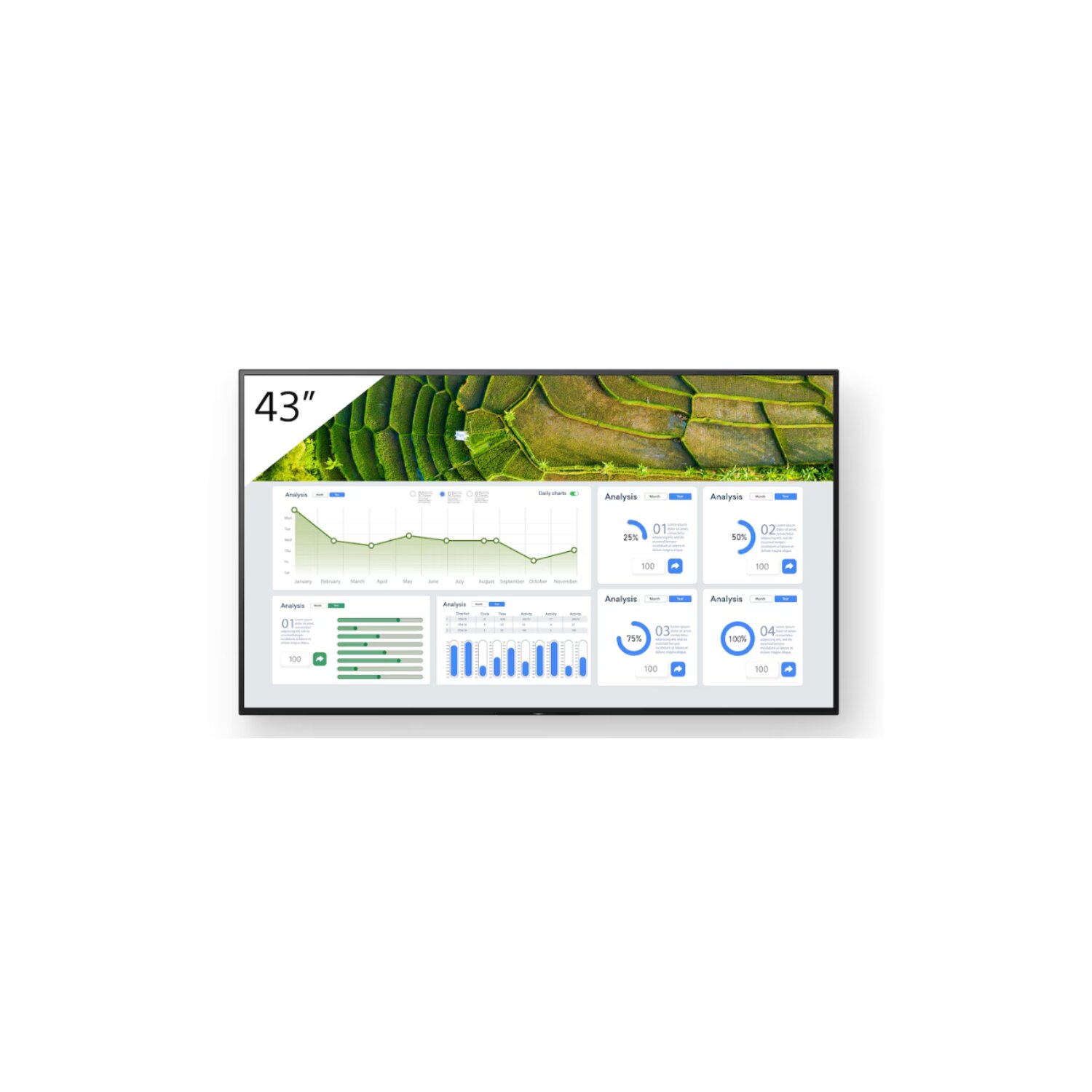 Monitor 43″ Sony BRAVIA BZ30L 4K